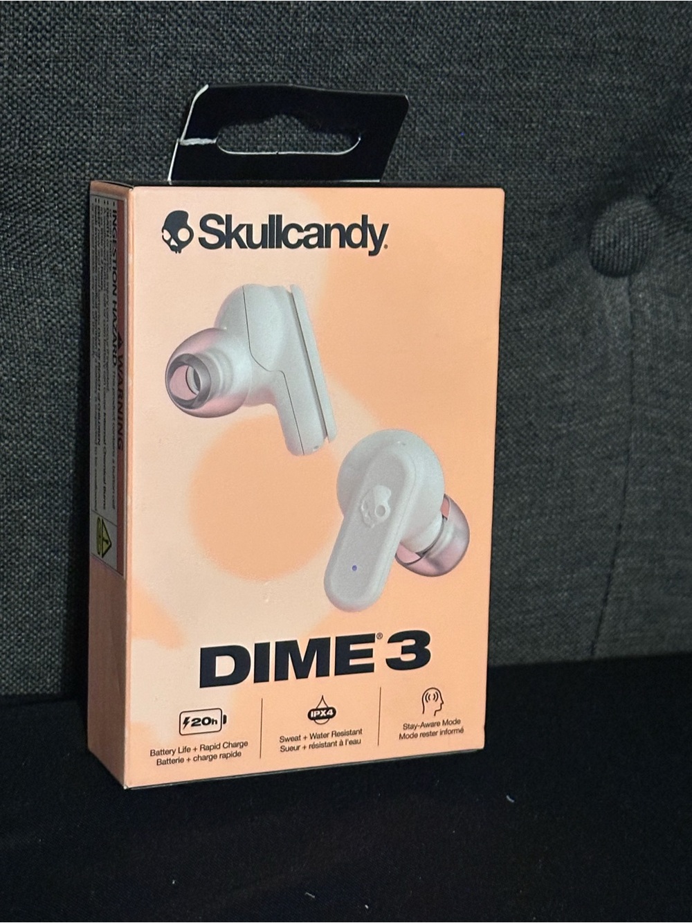 Skullcandy Dime 3 True Wireless Earbuds — Pink/White